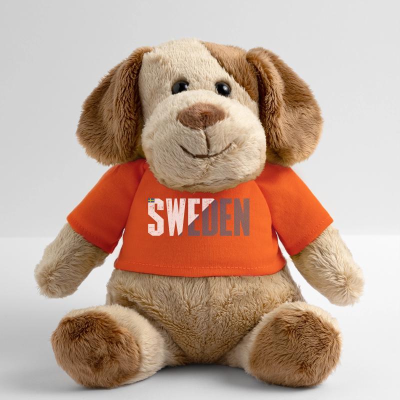 Typographie du drapeau gras de la Suède Chien en peluche Helge MiniFeet®