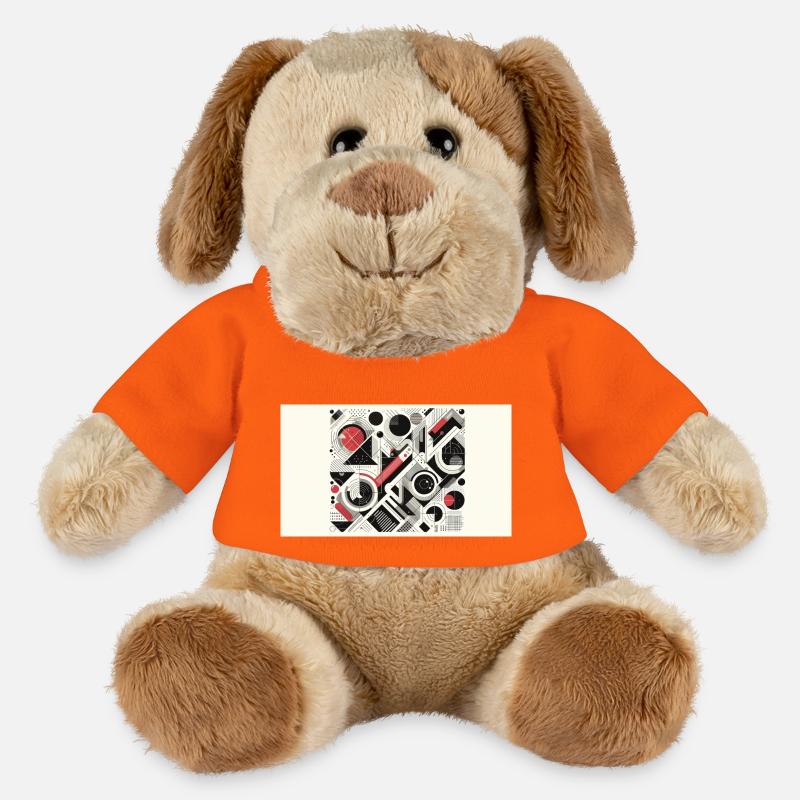 Abstract - MiniFeet® Dog Helge - golden orange