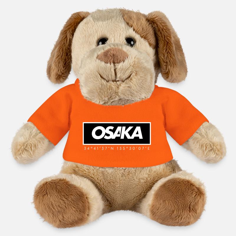 OSAKA - GPS Coordinates - MiniFeet® Dog Helge - golden orange