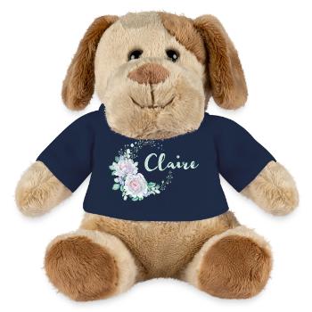 Pour Claire - Chien en peluche Helge MiniFeet® - orange doré - Devant