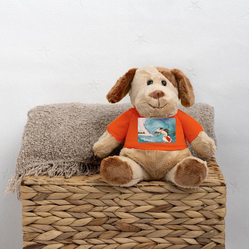 Affiche de pingouin de surf Chien en peluche Helge MiniFeet®