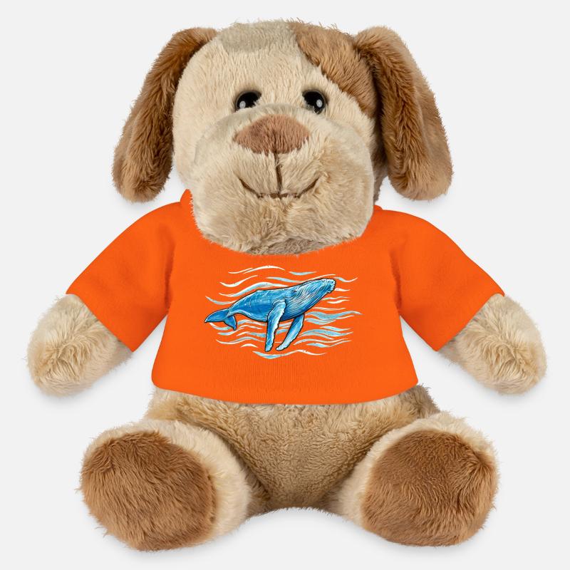 Buckelwal - MiniFeet® Hund Helge - Goldorange