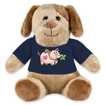 Sweet piggy bank - MiniFeet® Dog Helge - french navy - Front