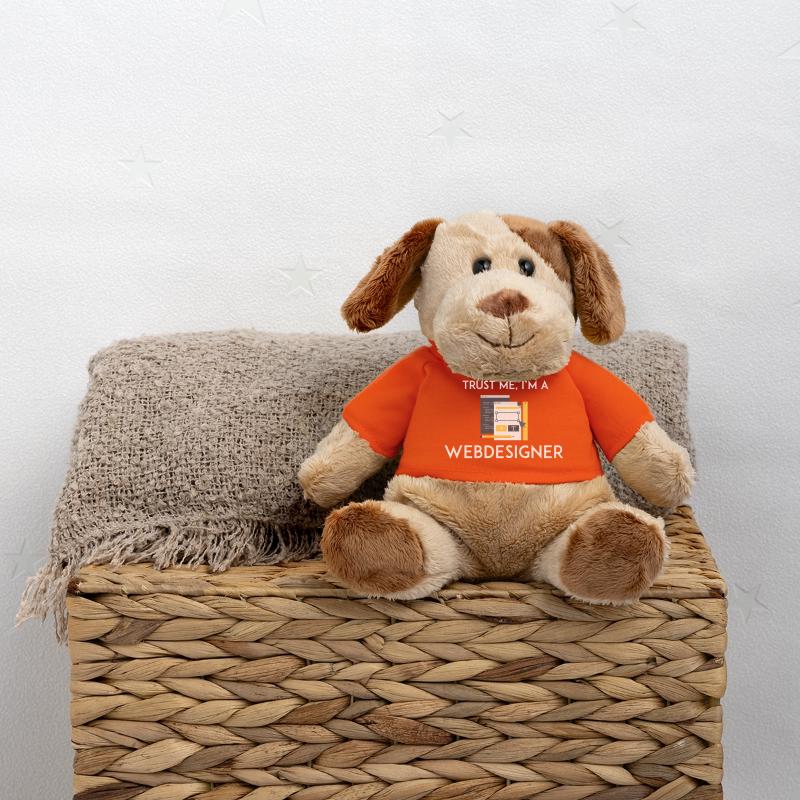 Croyez-moi, je suis webdesigner Chien en peluche Helge MiniFeet®