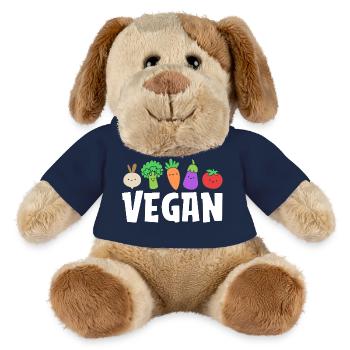 Diététicien Diet Vegan - Chien en peluche Helge MiniFeet® - orange doré - Devant