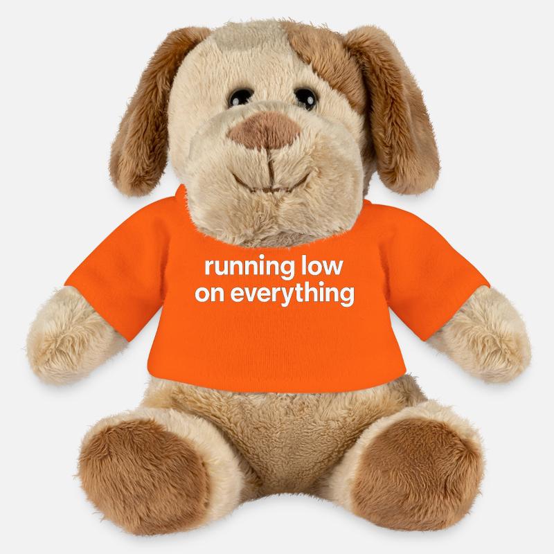 running low on everything - MiniFeet® Dog Helge - golden orange