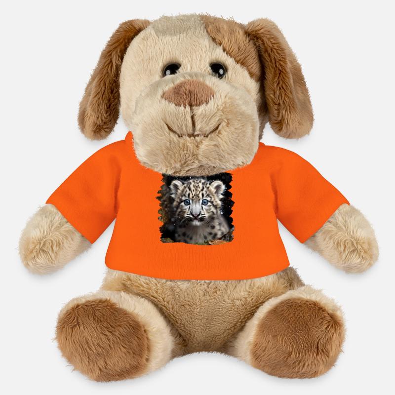 Snow Leopard Snow Leopard - MiniFeet® Dog Helge - golden orange