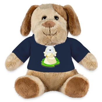 Hase Braut Schleier Hochzeit - MiniFeet® Hund Helge - French Navy - Vorne