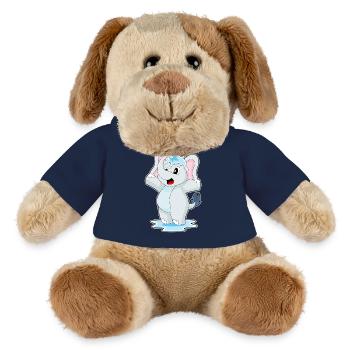 Elephant Water - Chien en peluche Helge MiniFeet® - bleu marine - Devant