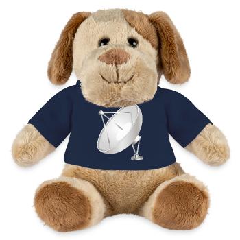 Satellite dish with a clear modern look - MiniFeet® Dog Helge - french navy - Front