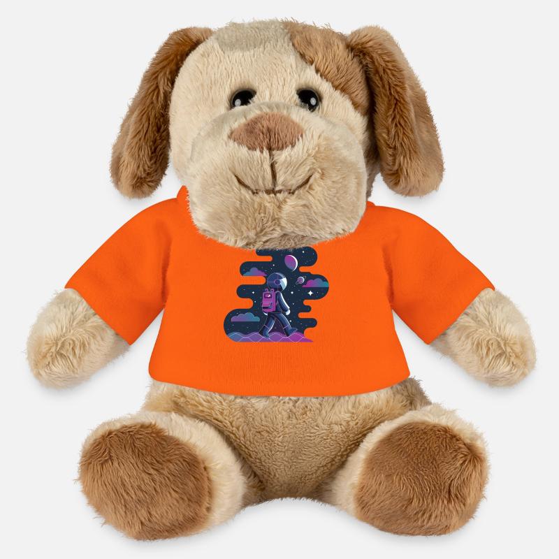 Himmlischer Wanderer - MiniFeet® Hund Helge - Goldorange