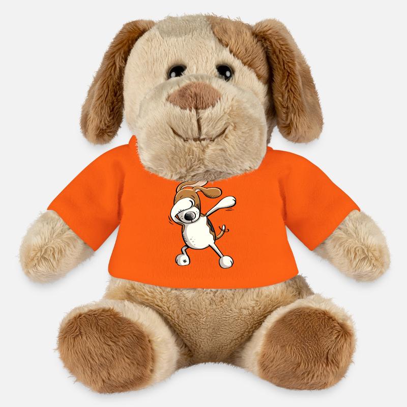 Funny Dab Dance Beagle - Hund - Comic - Geschenk - MiniFeet® Hund Helge - Goldorange