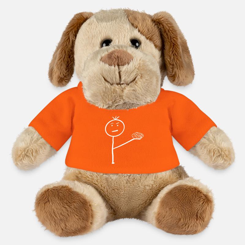 Please use it… (white) - MiniFeet® Dog Helge - golden orange