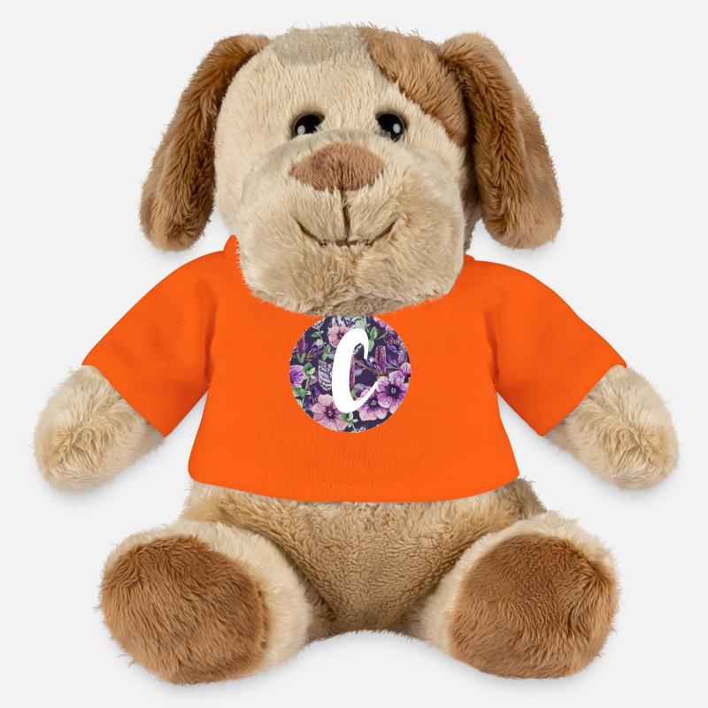 Buchstabe C - MiniFeet® Hund Helge - Goldorange