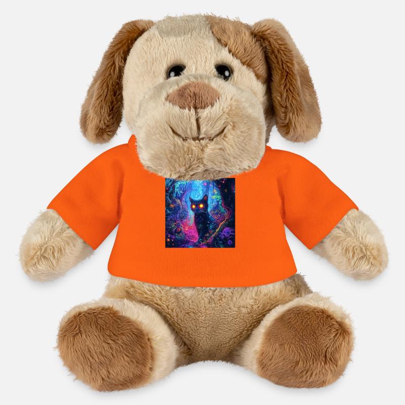 FANTASY Forest Cat 7 - MiniFeet® Hund Helge - Goldorange
