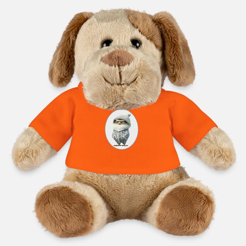 Eule - MiniFeet® Hund Helge - Goldorange