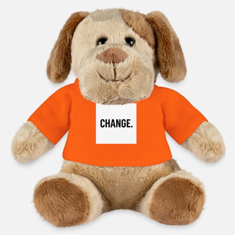 Change - Bold minimal statement - MiniFeet® Dog Helge - golden orange