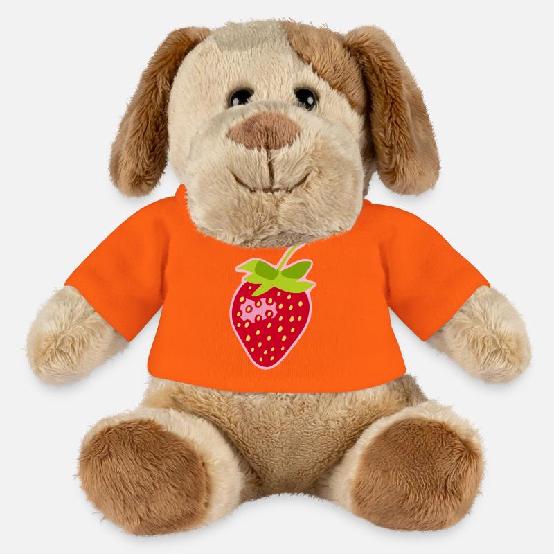 Erdbeere - MiniFeet® Hund Helge - Goldorange