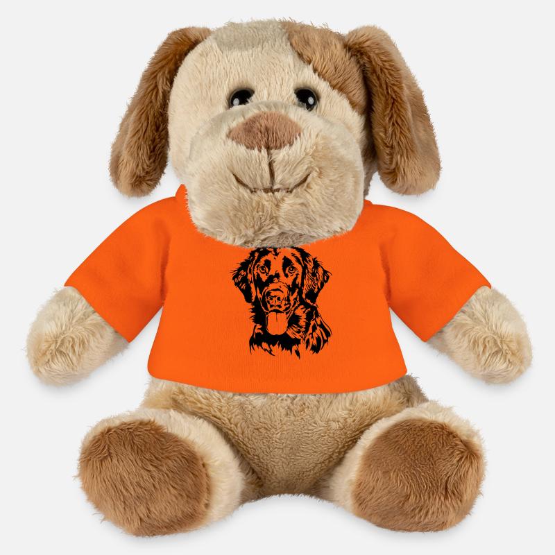 FLAT COATED RETRIEVER Hunde Hund Jagdhund Wilsigns - MiniFeet® Hund Helge - Goldorange