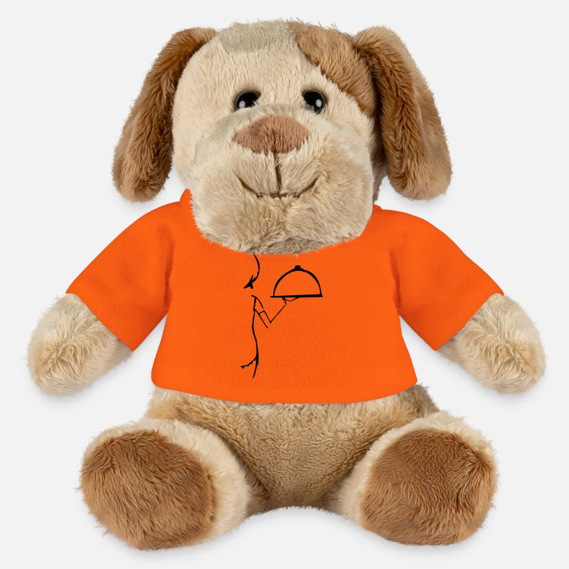 Restaurant, Crew, Kellnerin - MiniFeet® Hund Helge - Goldorange