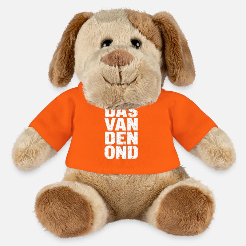 Das van den ond. Antwerp proverbs - MiniFeet® Dog Helge - golden orange