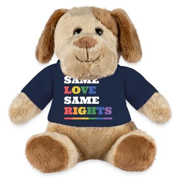 LGBTQ Pride Month - Gleiche Liebe, gleiche Rechte - MiniFeet® Hund Helge - Goldorange - Vorne