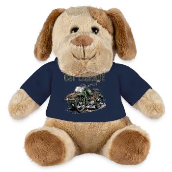 Mobylette East Legend - Chien en peluche Helge MiniFeet® - bleu marine - Devant