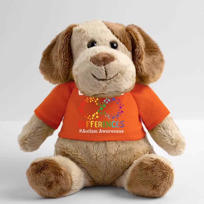 Embrace Differences Autism Awareness Infinity MiniFeet® Dog Helge