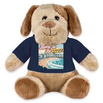 Born to be Arritz - Chien en peluche Helge MiniFeet® - bleu marine - Devant