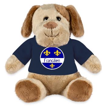 Francilien - Chien en peluche Helge MiniFeet® - bleu marine - Devant