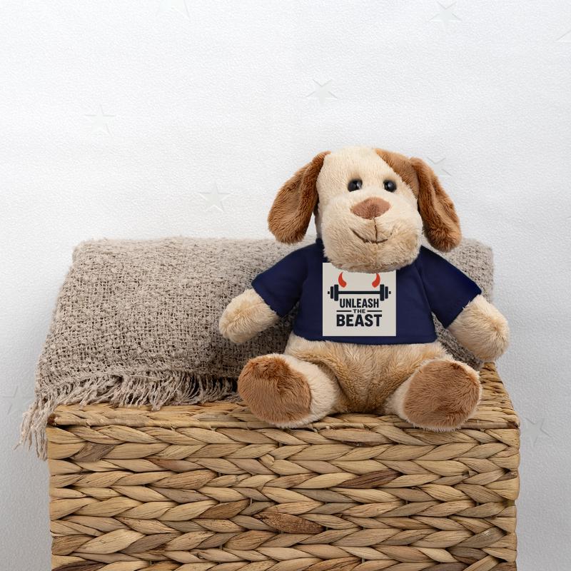 Expression Puissante de Force et Détermination Chien en peluche Helge MiniFeet®