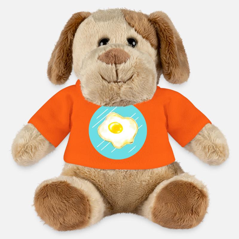 fried egg - MiniFeet® Dog Helge - golden orange
