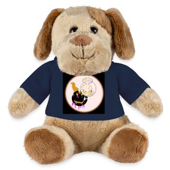 Conception d’Anges et Diables - Chien en peluche Helge MiniFeet® - orange doré - Devant