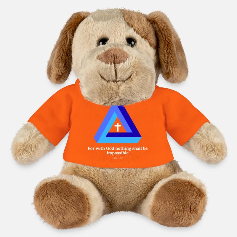 For with God, nothing shall be impossible. Hatch - MiniFeet® Dog Helge - golden orange