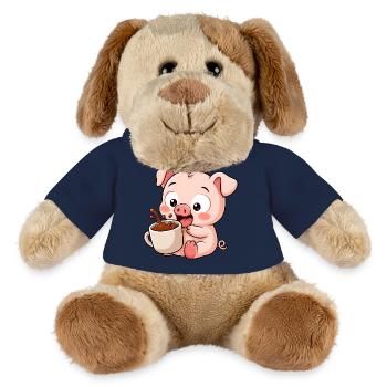Dessin animé mignon du fermier de cochons drôle - Chien en peluche Helge MiniFeet® - orange doré - Devant