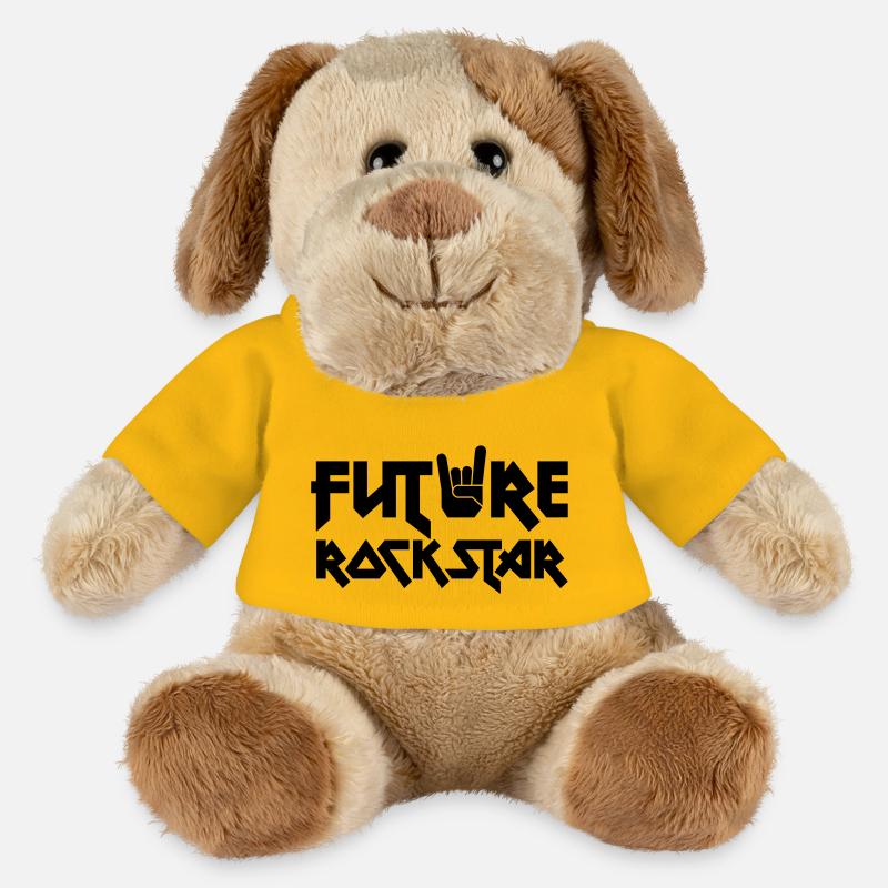 future rock star - MiniFeet® Hund Helge - Sonnengelb