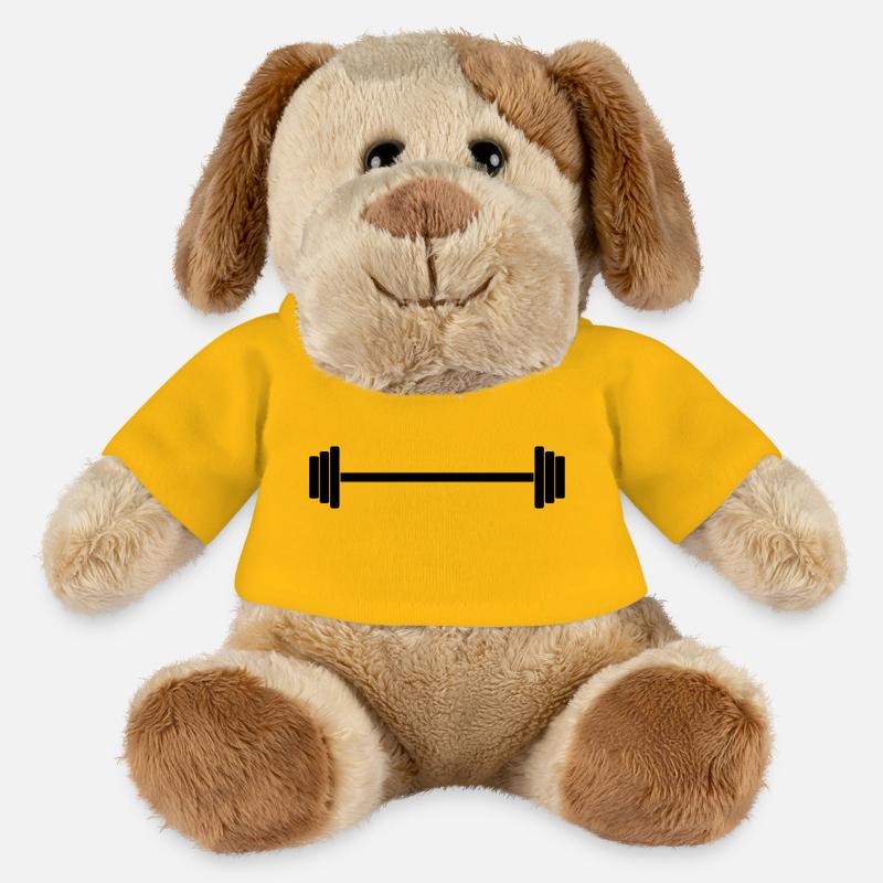 Langhantel 1c - MiniFeet® Hund Helge - Sonnengelb