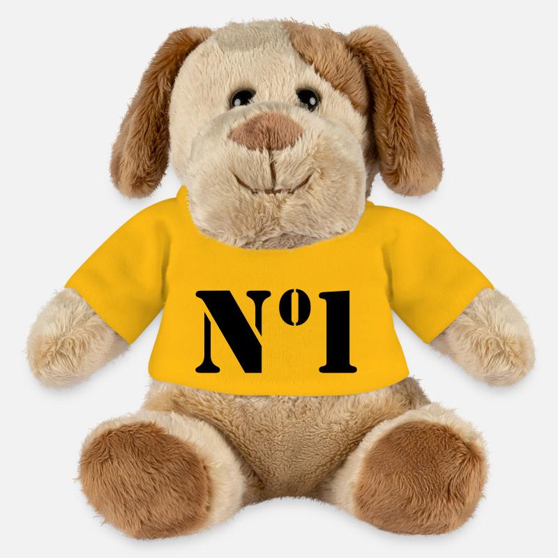 Nummer 1 - MiniFeet® Hund Helge - Sonnengelb