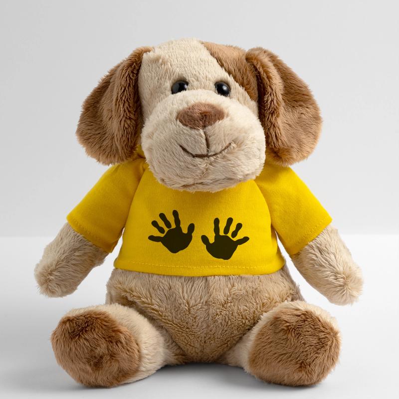 Bébé mains Chien en peluche Helge MiniFeet®