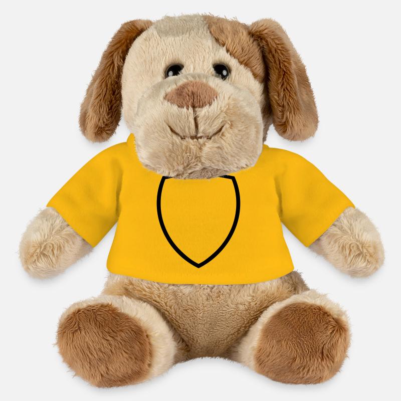 Wappen - Blanko - MiniFeet® Hund Helge - Sonnengelb