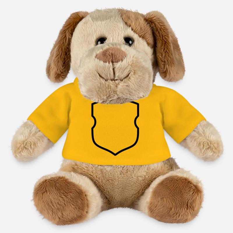 Wappen - Umriss - MiniFeet® Hund Helge - Sonnengelb