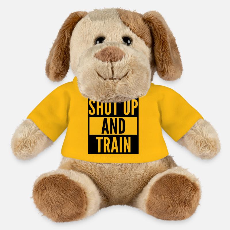 shut up and train - MiniFeet® Hund Helge - Sonnengelb