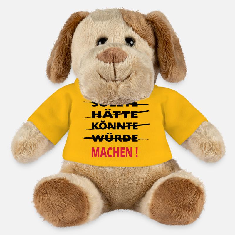 Sollte Könnte Machen ! - MiniFeet® Hund Helge - Sonnengelb