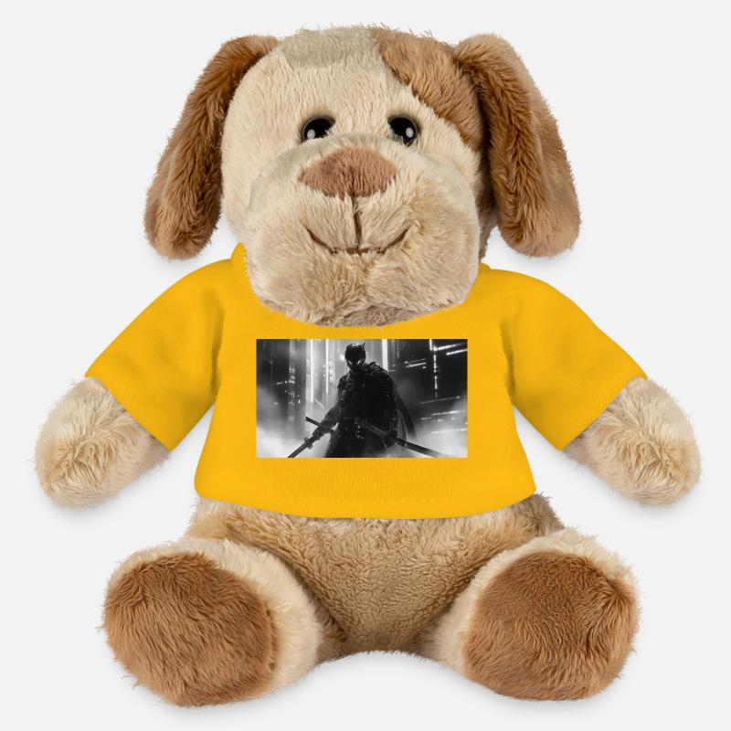 Urban Samurai in Black Shadow - MiniFeet® Dog Helge - sun yellow