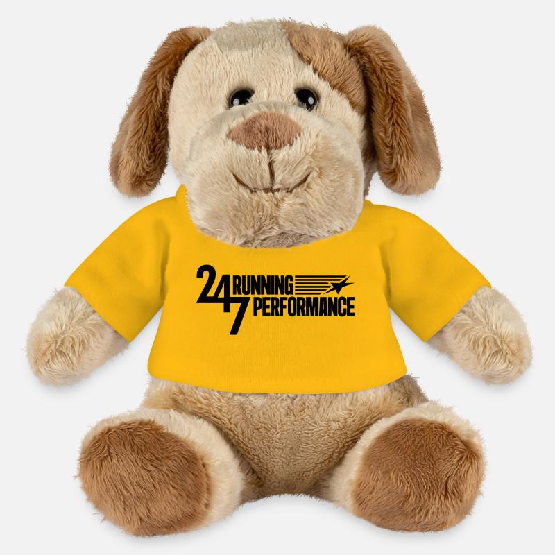 Performances en course 247 - Chien en peluche Helge MiniFeet® - jaune soleil