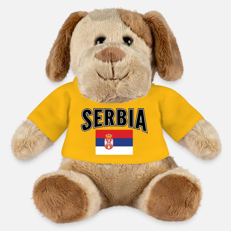Serbien - MiniFeet® Hund Helge - Sonnengelb