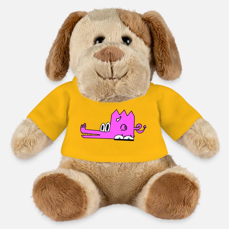Zareth der Drache - MiniFeet® Hund Helge - Sonnengelb