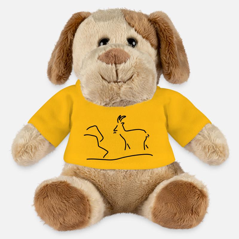 ziege oder steinbock - MiniFeet® Hund Helge - Sonnengelb