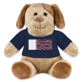 Qatar as a country - MiniFeet® Dog Helge - sun yellow - Front