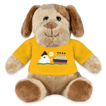 Titanic Funny Titanic Ic-eberg Pirate Boop Parodie - MiniFeet® Hund Helge - Sonnengelb - Vorne